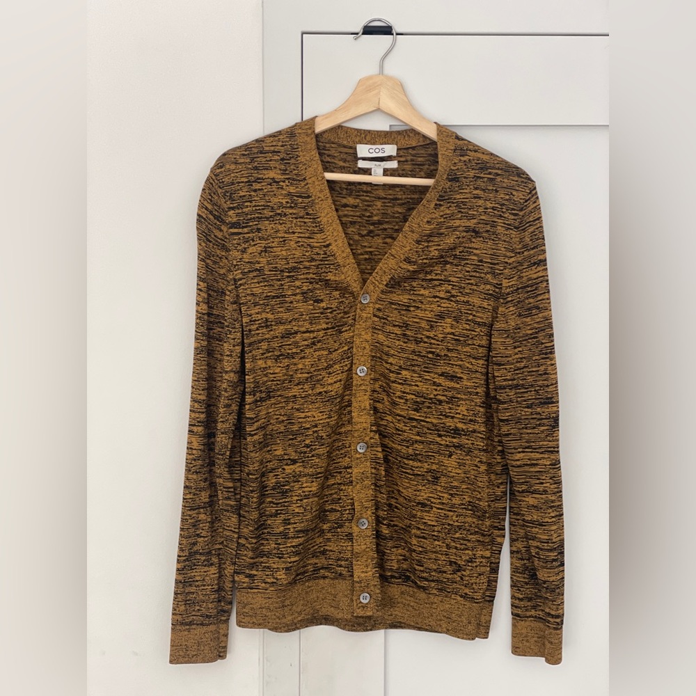 COS Golden Cartigan Sz Small